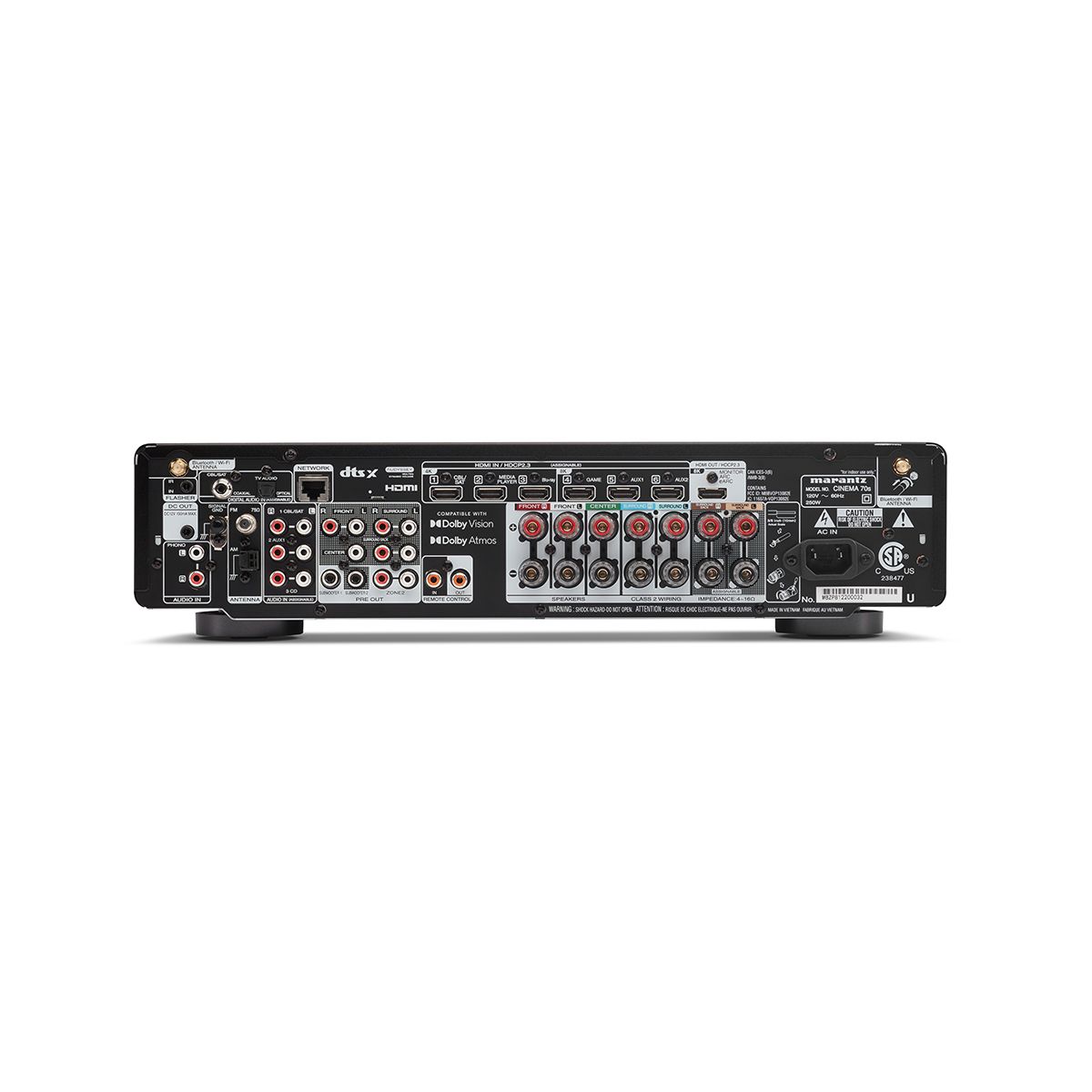 7.2ch 50w 8K AVR, Slimline, Luxury Design