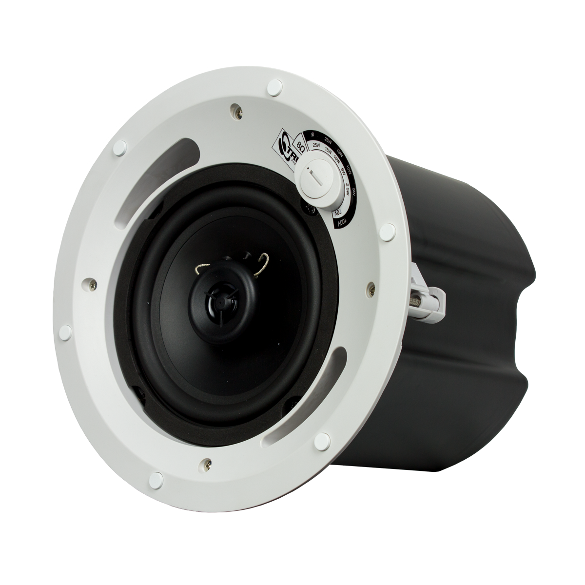 70 Volt-100 Volt In-Ceiling 2-Way Speaker 6.5in Woofer UL Li