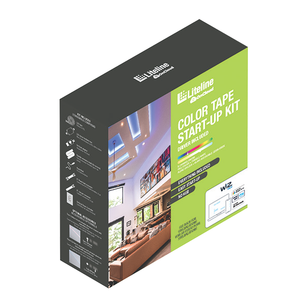 ColourTape OCKIT, RGBTW, 98W Adapt, 5M Max,19W-m Hardwire RT