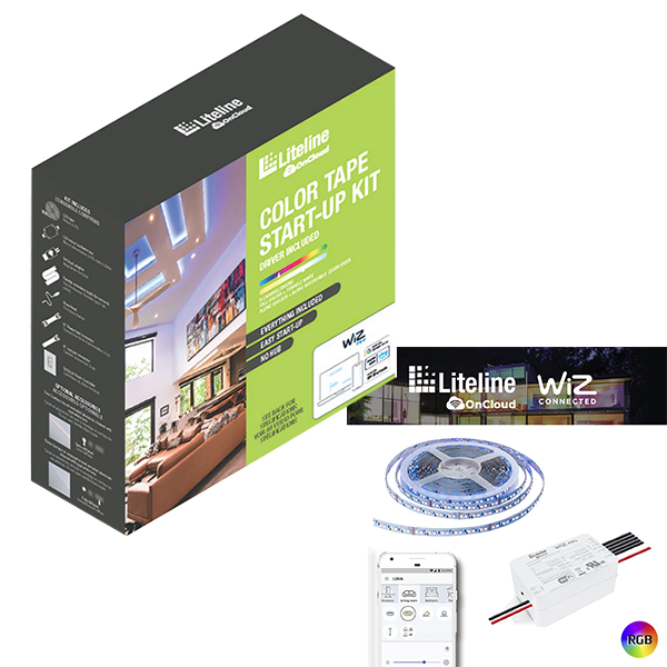 ColourTape OCKIT, RGBTW, 98W Adapt, 10M Max,10W-m HardwireRT