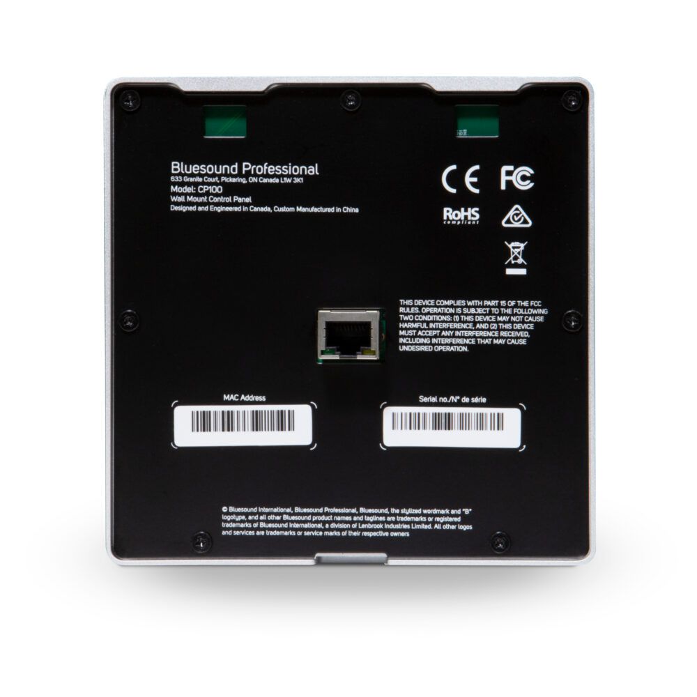 Wall-Mount Keypad Controller for all Bluesound Pro players