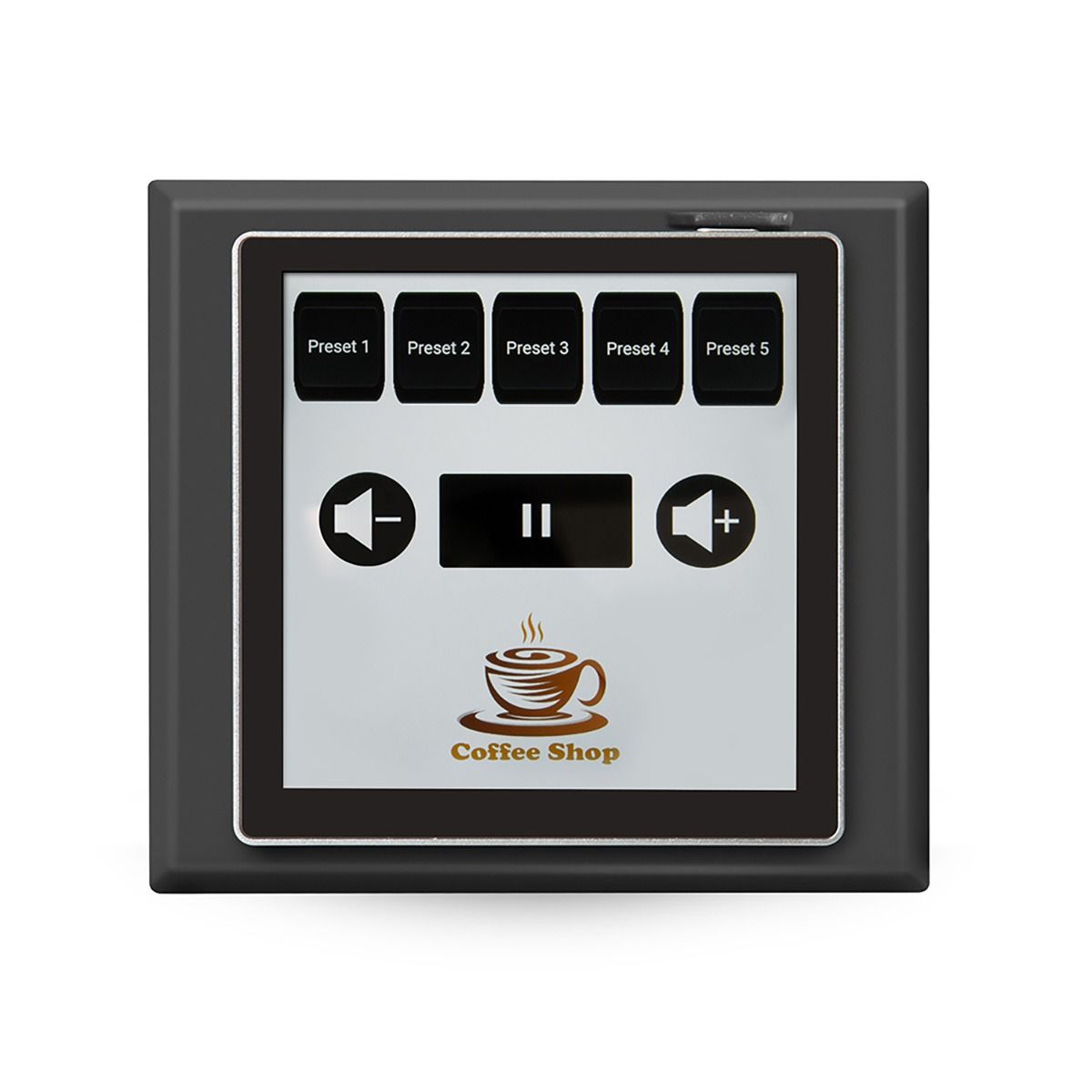 Wall Mount Control Panel 4in 720x720px customizable displa