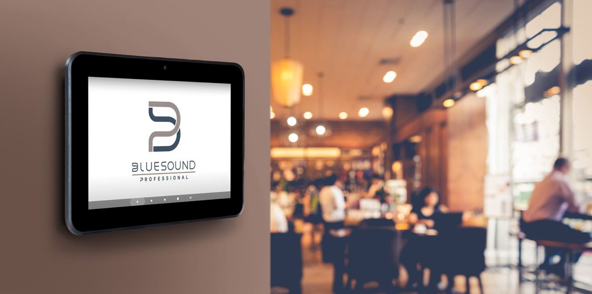 Wall-Mount  8in Touchscreen Controller, PoE+ & BluOS app