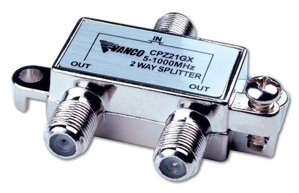 1 GHz CATV Signal Splitters- 2 way Splitter