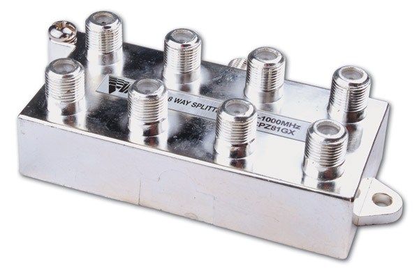 1 GHz CATV Signal Splitters- 8 way Splitter