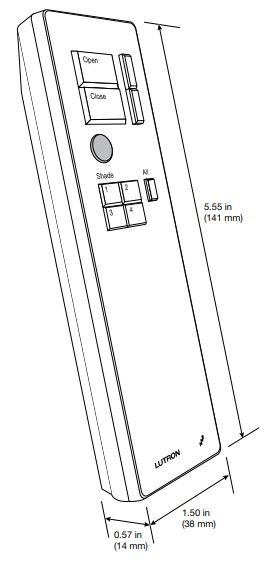 4-GROUP SHADE REMOTE CONTROL