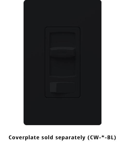 CONTOUR CFL/LED 3-WAY DIMMER (IN CLAM SHELL) - GLOSS BLACK