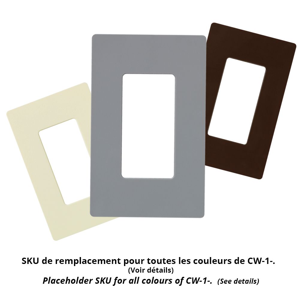 1-GANG SCREWLESS WALLPLATE CLARO - **Specify Colour**