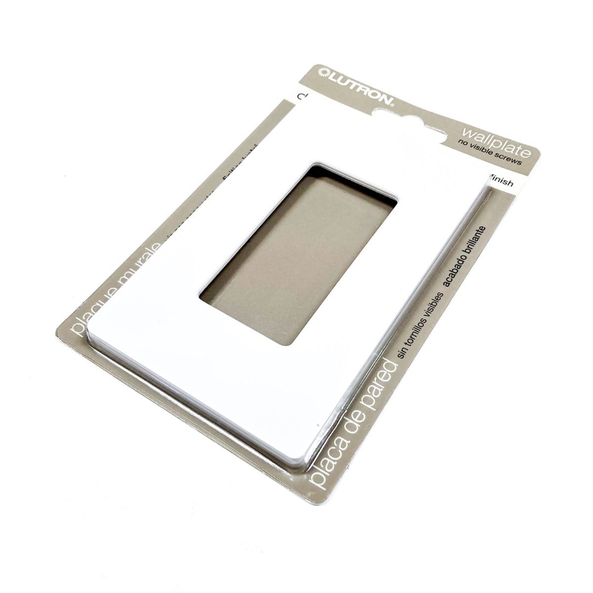 1-GANG SCREWLESS WALLPLATE CLARO - GLOSS WHITE