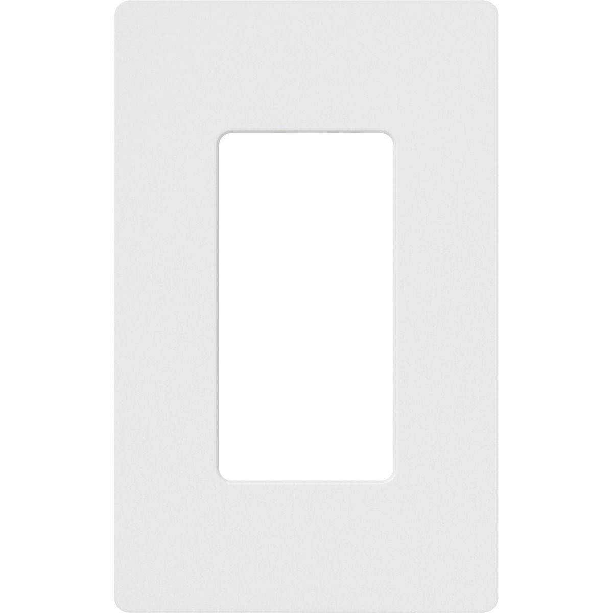 1-GANG SCREWLESS WALLPLATE CLARO - GLOSS WHITE