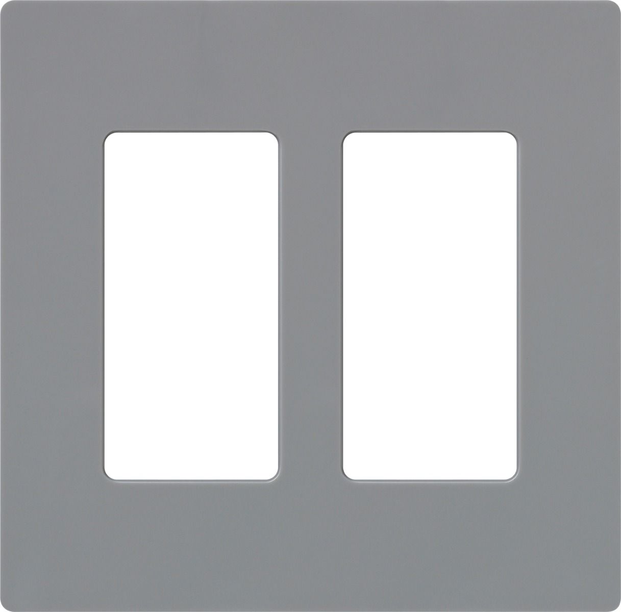 2-GANG SCREWLESS WALLPLATE CLARO - **Specify Colour**