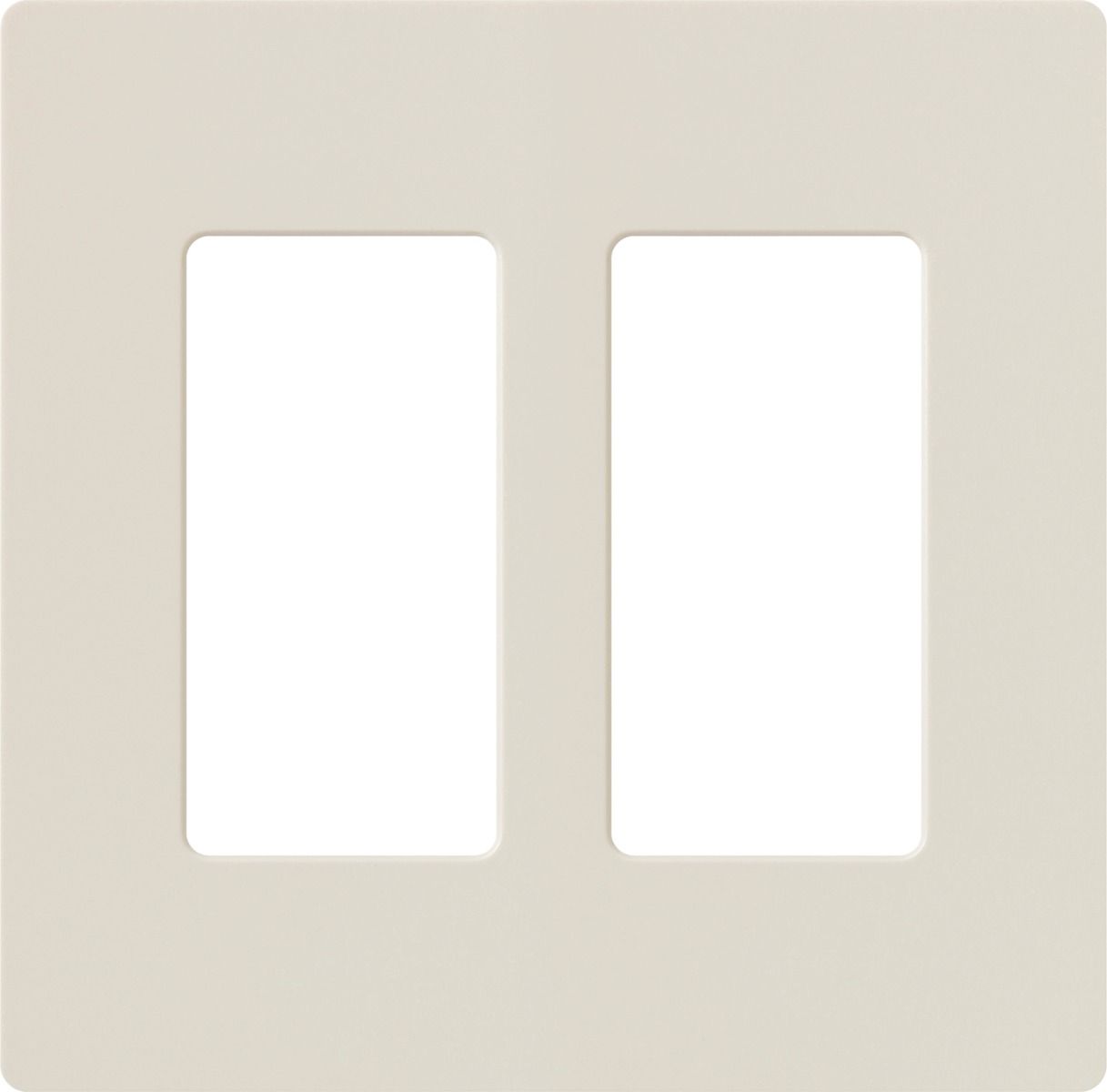 2-GANG SCREWLESS WALLPLATE CLARO - **Specify Colour**