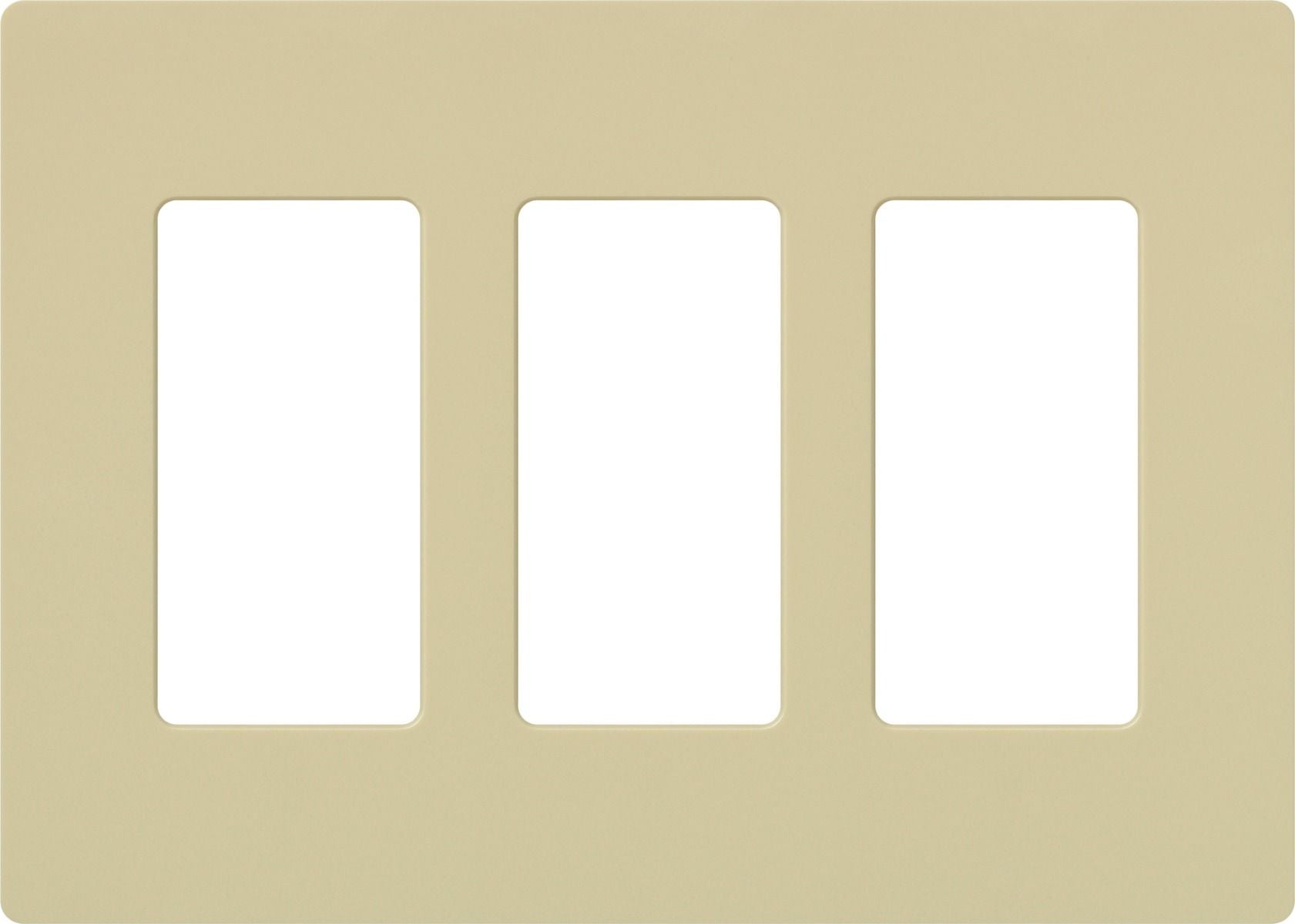 3-GANG SCREWLESS WALLPLATE CLARO - **Specify Colour**
