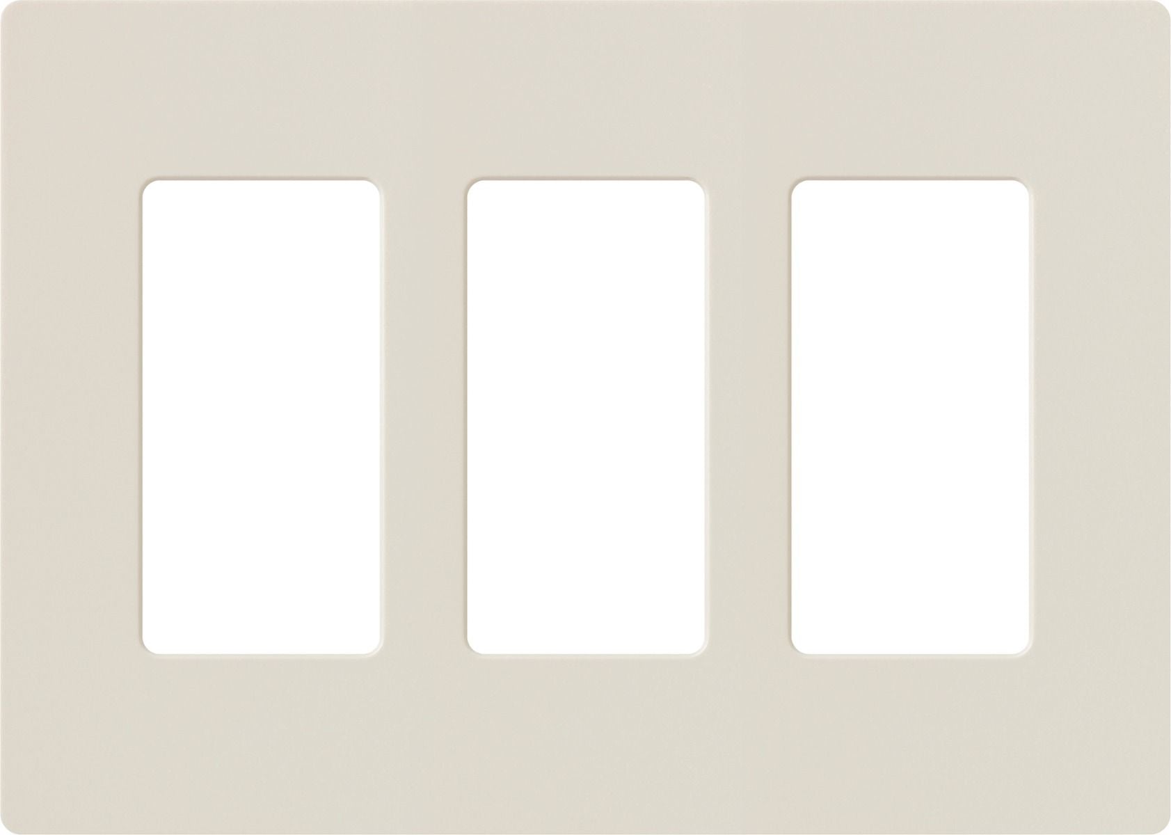 3-GANG SCREWLESS WALLPLATE CLARO - **Specify Colour**