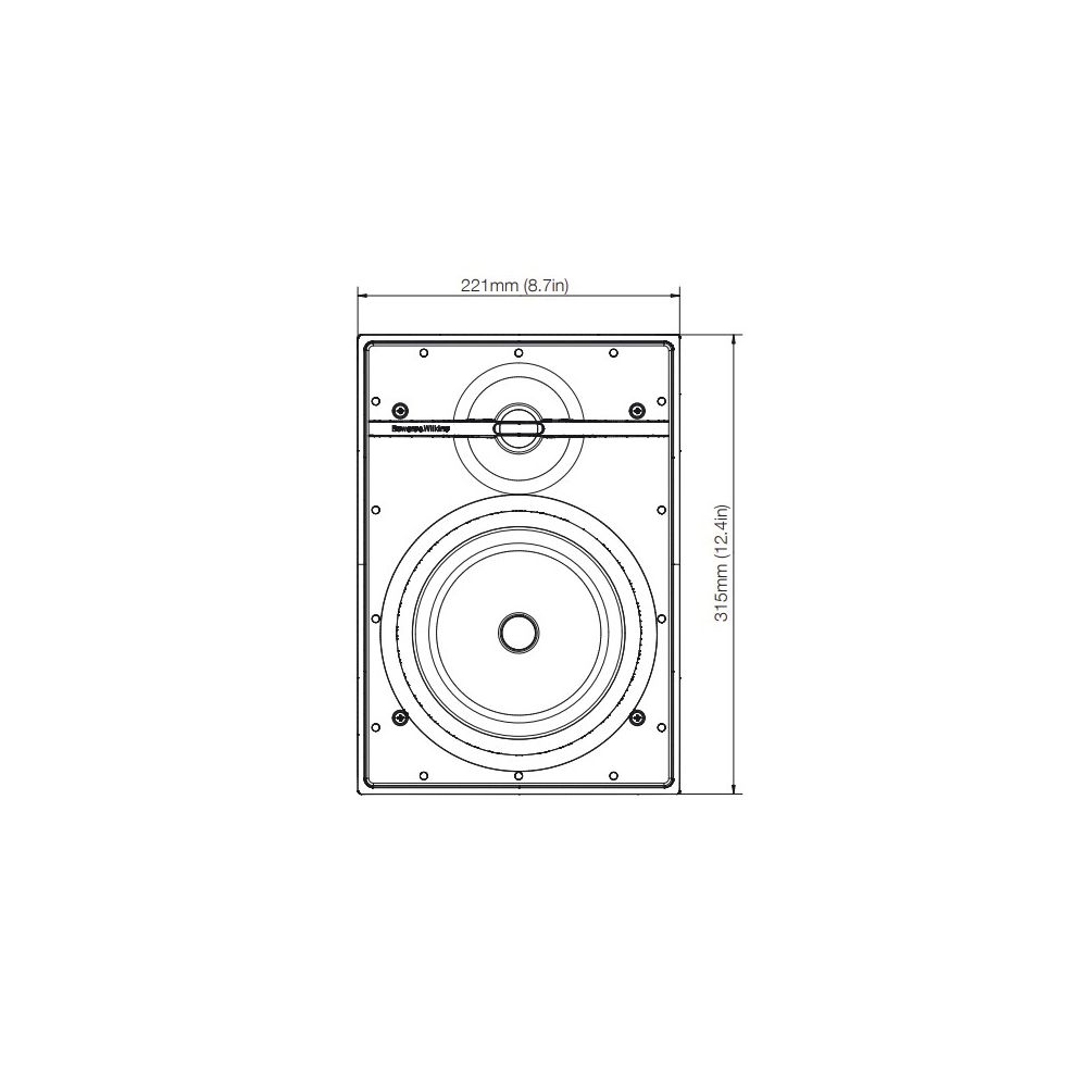 Flexible Series 6in In-Wall Spkr, EACH (Must Buy Pair)