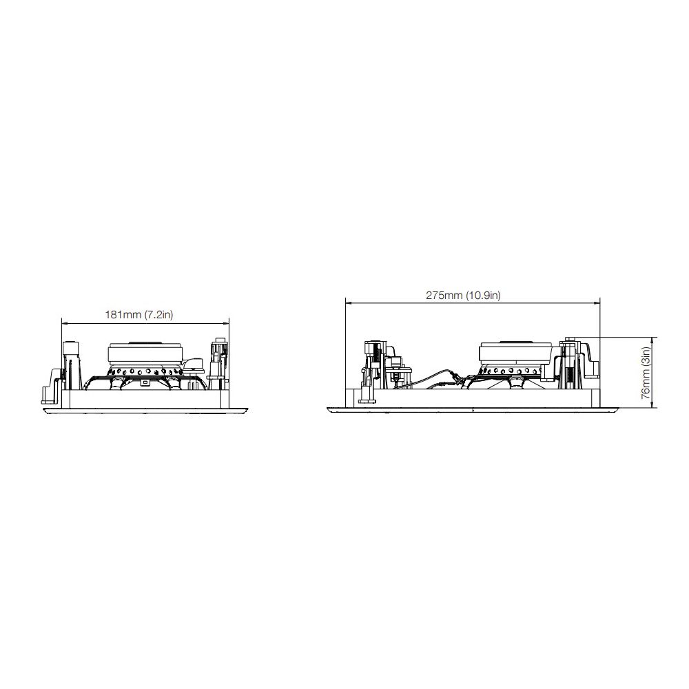 Flexible Series 6in In-Wall Spkr, EACH (Must Buy Pair)