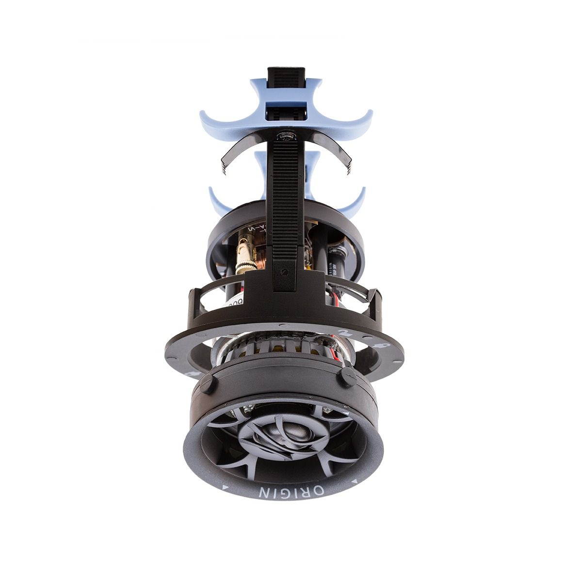 Zip-Klip Assembly with round grille: Director 3in w-Weather