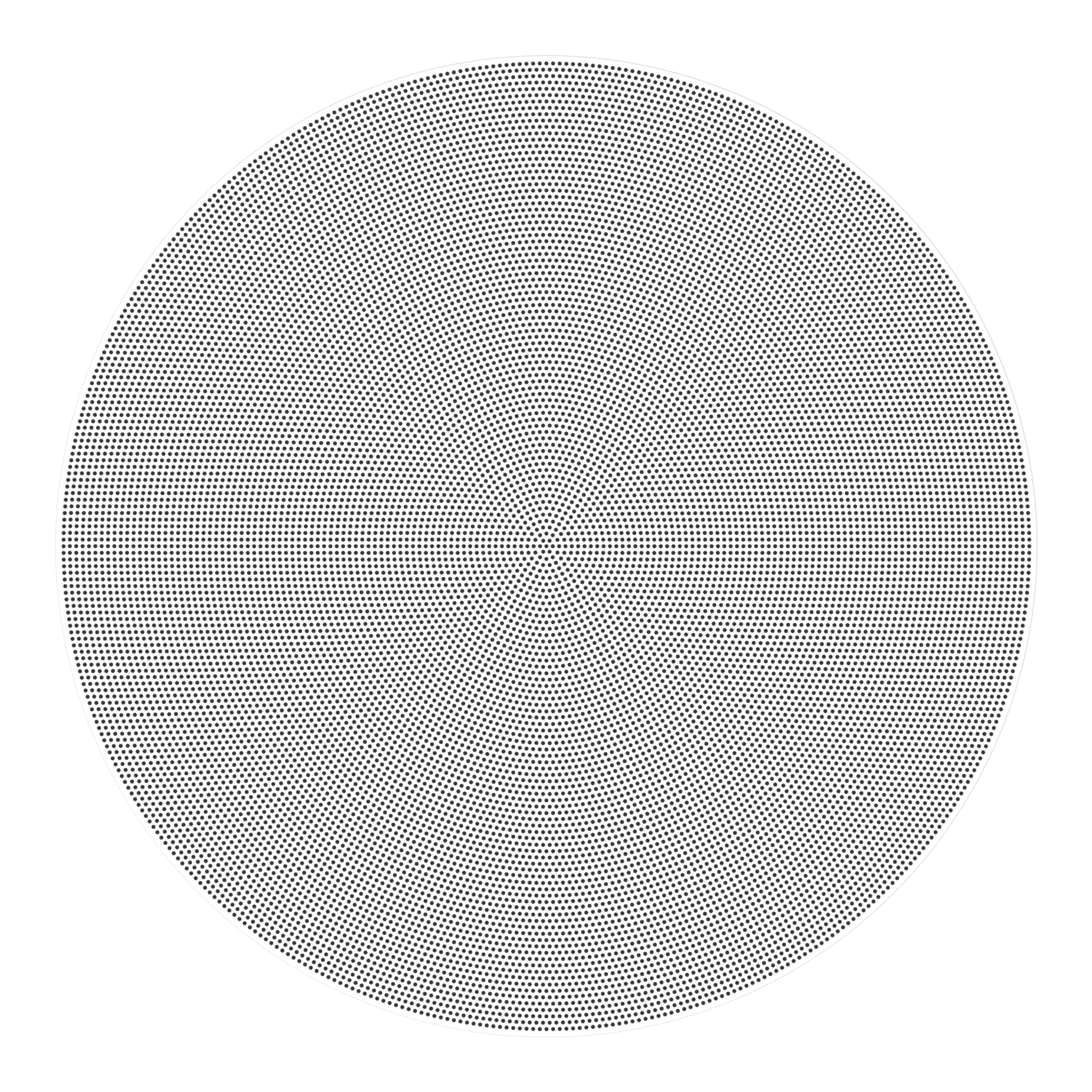 Grille 6\\" Round In-Ceiling (Pair)