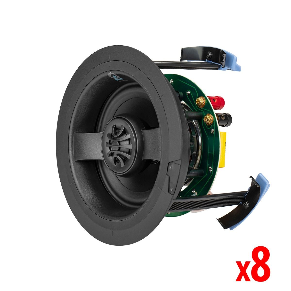 5in In-Ceiling Loudspeaker with PEI Tweeter Tool-Less 8-pac