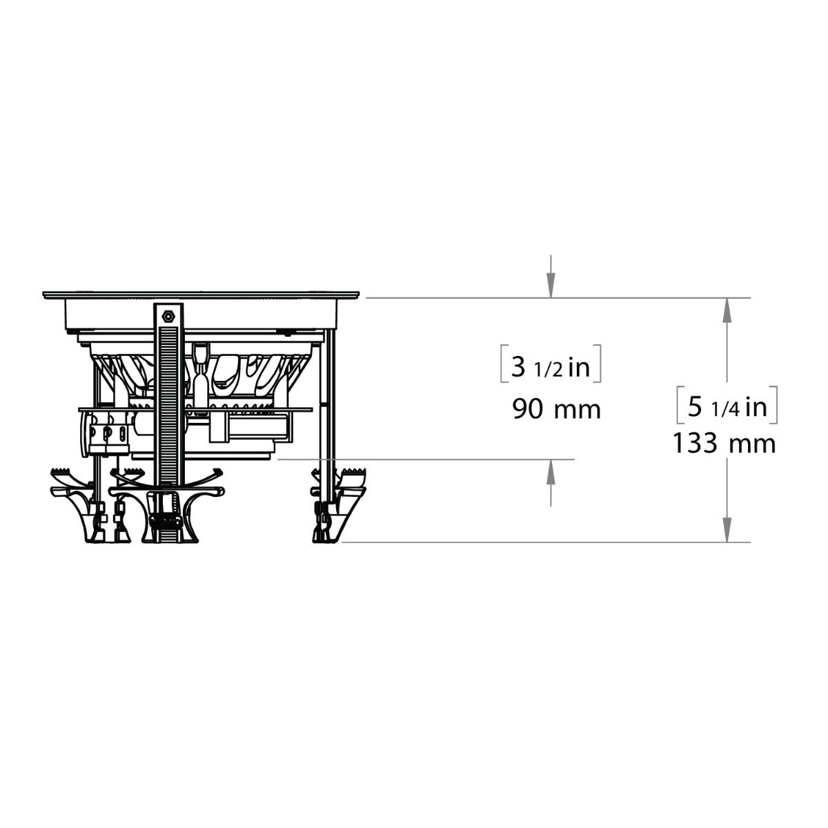 Director - Minimum Opening - 5in GF In-Ceiling Speaker