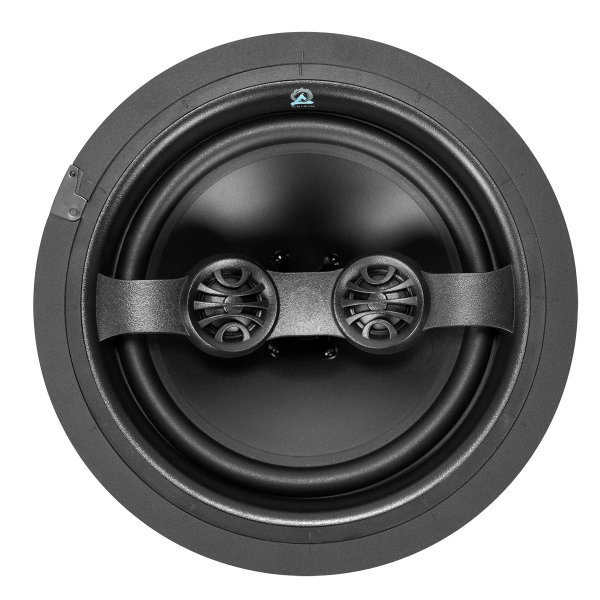 8in In-Ceiling Speaker w- Silk Tweeter Tool-Less Dual Tweete