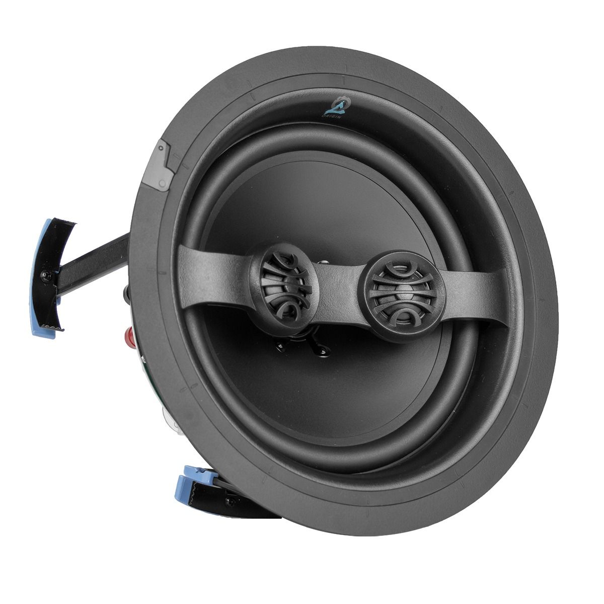 8in In-Ceiling Speaker w- Silk Tweeter Tool-Less Dual Tweete