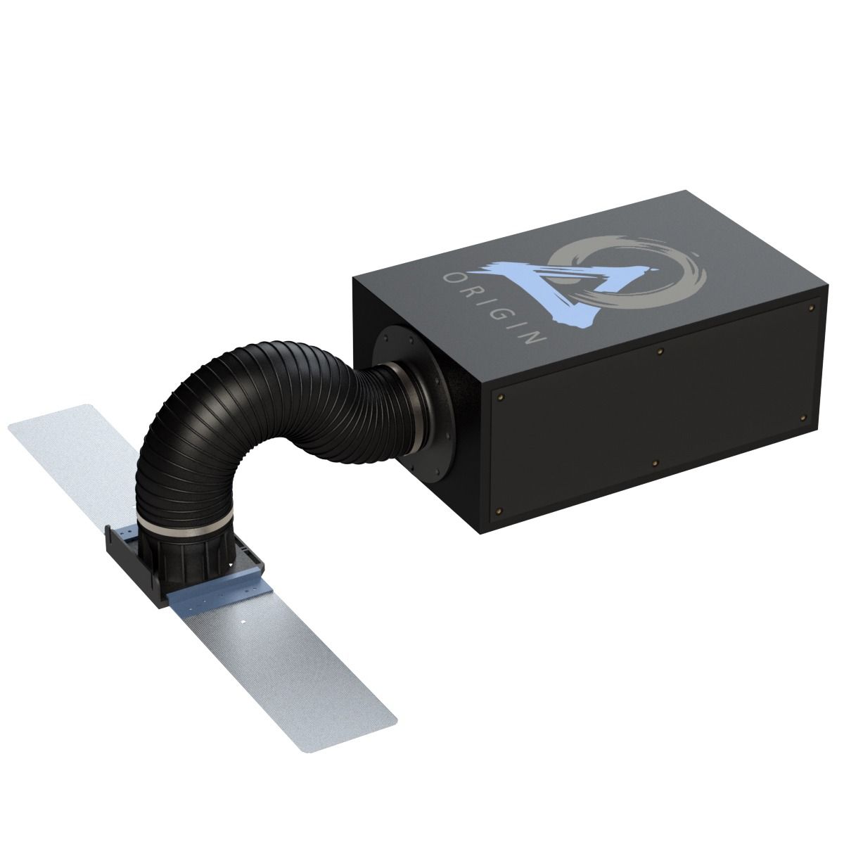 In Ceiling Dual 6in box/ 4in tube Sub, w- baffle bezel & gri