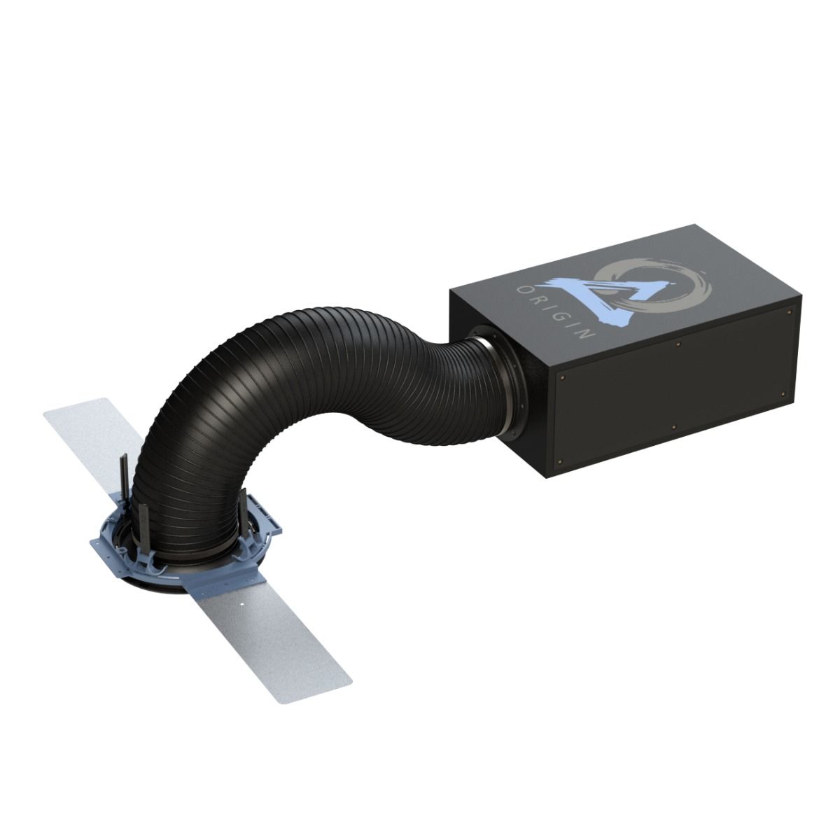 In Ceiling Dual 6in box/ 6in tube Sub, w- baffle bezel & gri