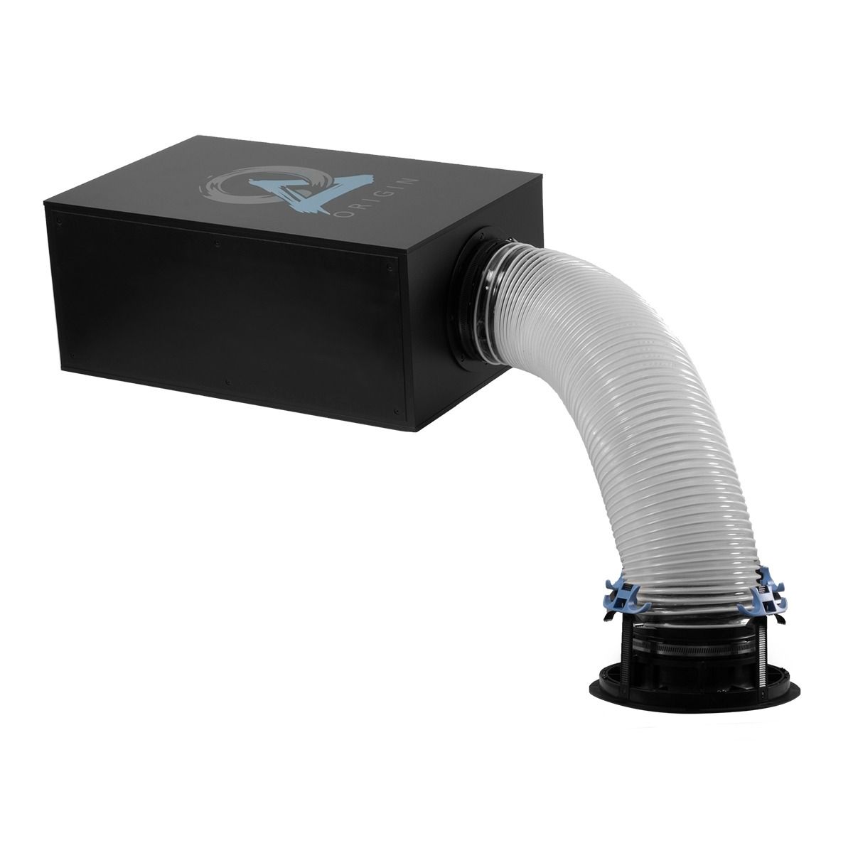 In Ceiling Dual 8in box/ 8in tube Sub, w- baffle bezel & gri