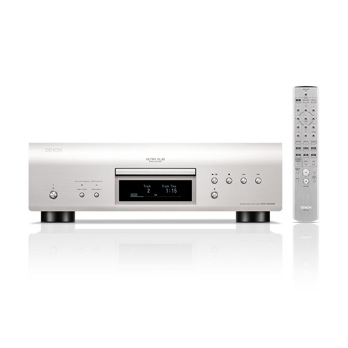 SACD/ CD player, 384kHz/32-bit DAC & AL32, Silver