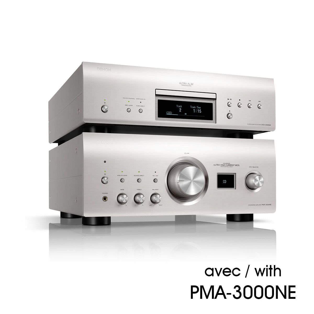 SACD/ CD player, 384kHz/32-bit DAC & AL32, Silver