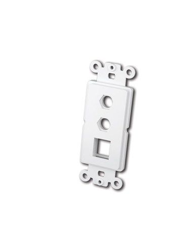 Bulkhead Mount RCA Jacks- 2 pack- White