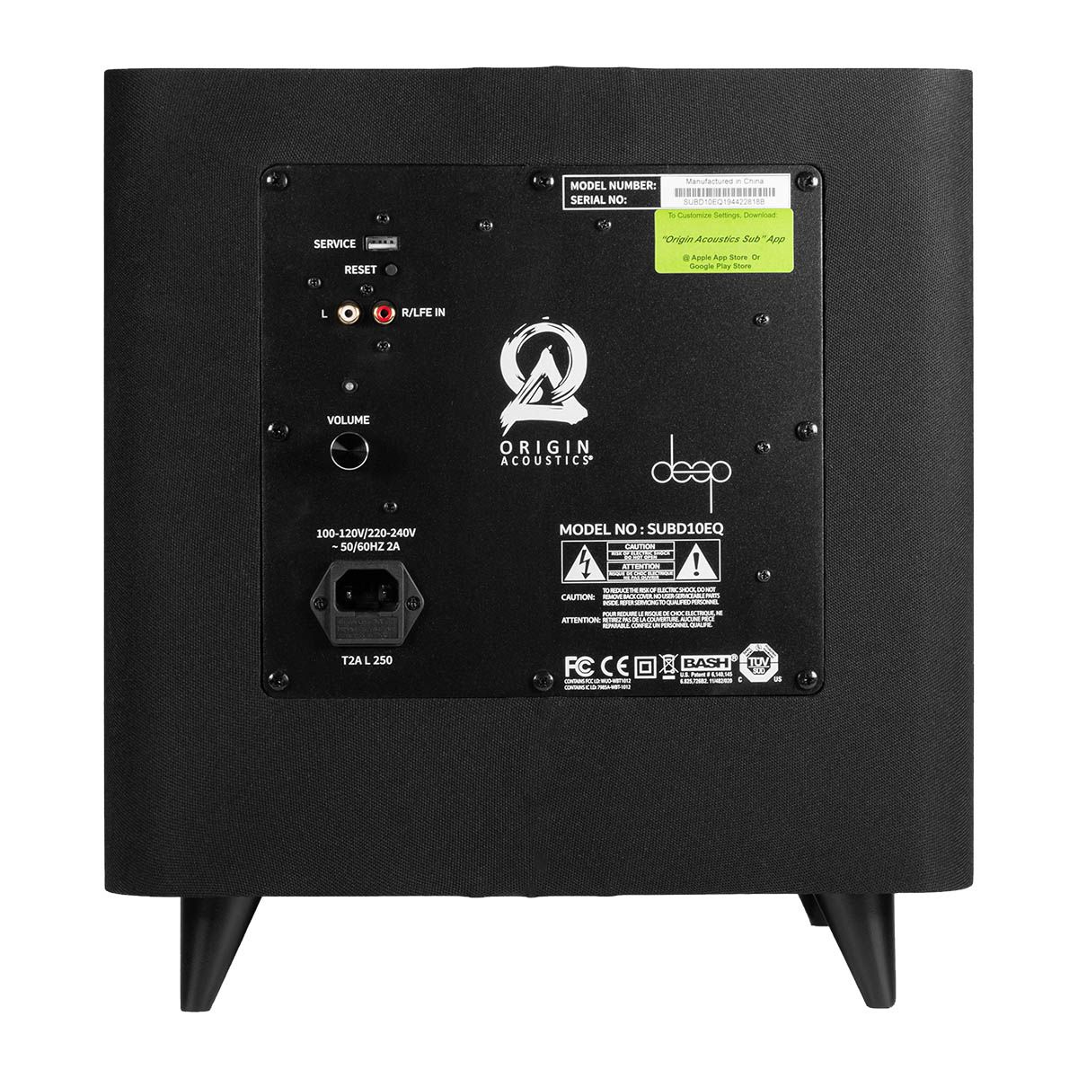 Deep - 10in Compostie Subwoofer w- 10in Passive Radiator