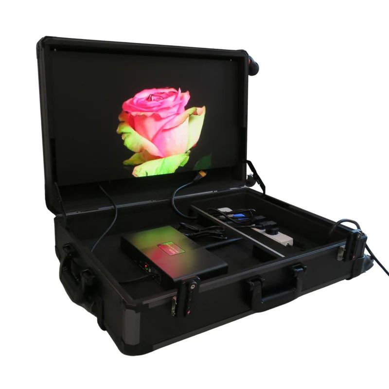 Demo Suitcase of I Series panel with 0.9 Pixel Pitch