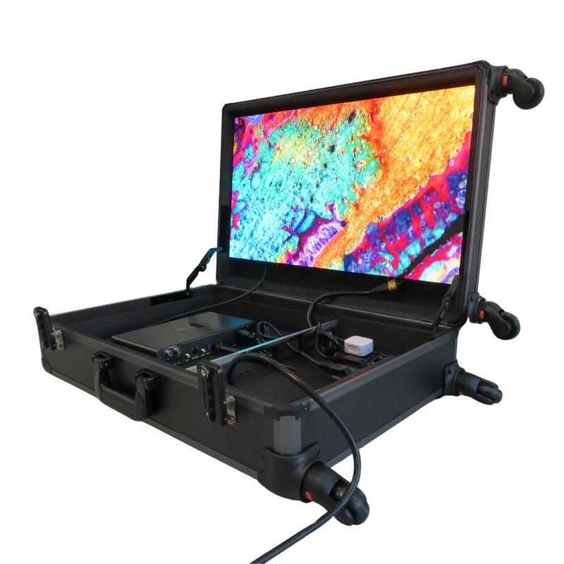 Demo Suitcase of I Series panel with 0.7 Pixel Pitch