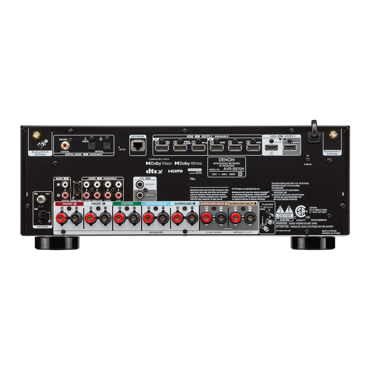 7.2 Ch 8K AV Receiver with 90W per ch, - New GUI