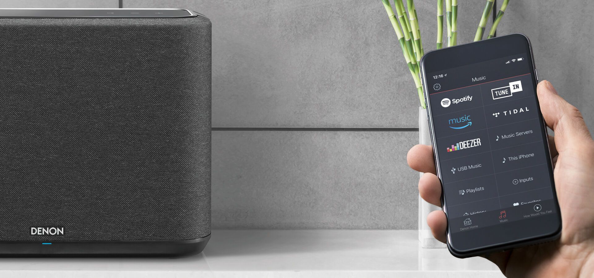 Denon HEOS-AIRPLAY2-BT Speaker MD White