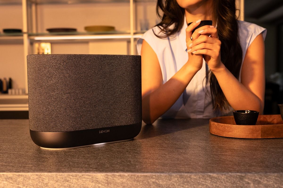 Denon HOME 400 - Smart Spkr 6 driver+sub w-Atmos Music, BLK