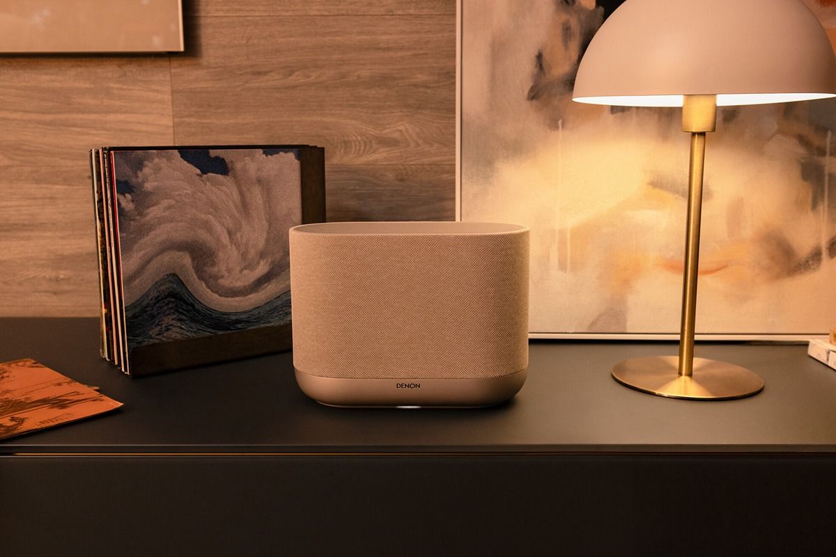 Denon HOME 400 Smart Spkr 6 driver+sub w-Atmos Music, SILVER