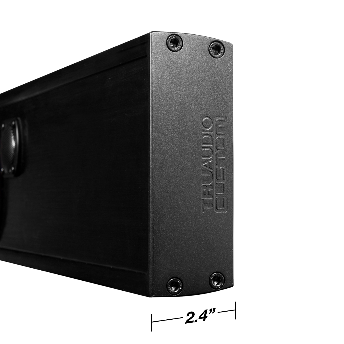 Slim LCR Soundbar, 6x 4.5in (3 passive), 3x 1in, 44in Wide