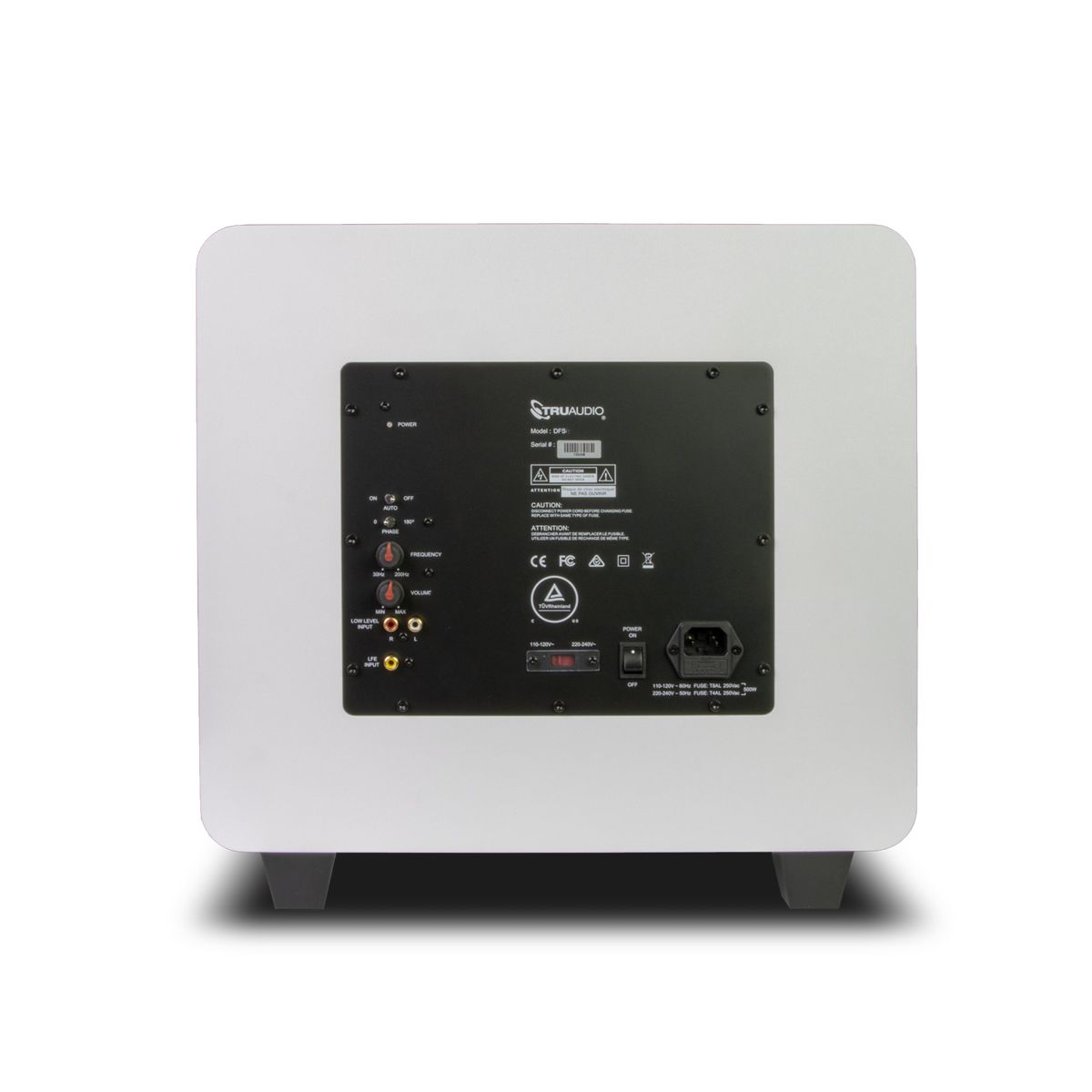 Down-Firing 10in Powered Subwoofer, 300W, Humidity Rated- WT