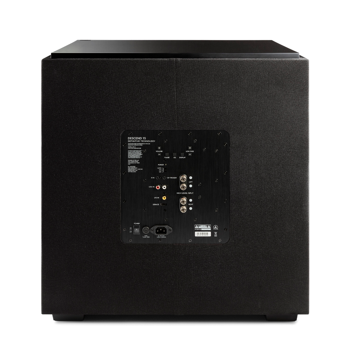 DESCEND POWERED 15 inch SUB BLACK