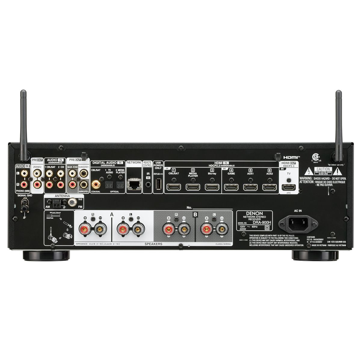 2.2CH -100W -AV Receiver with HEOS