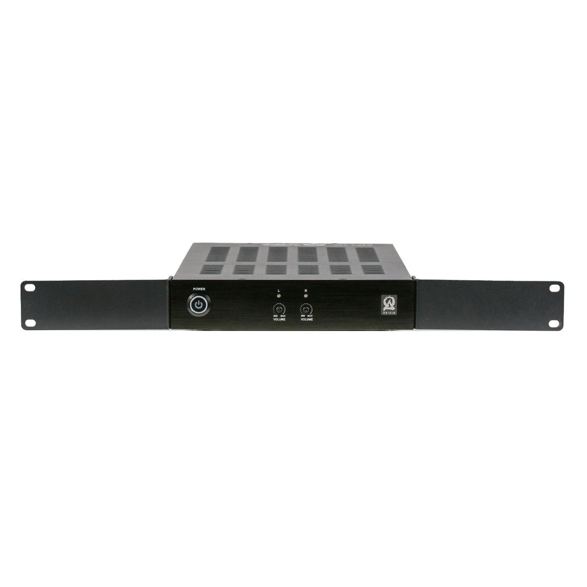 DSP Amplifier with 5 preset EQs, 200W 4-ohm/ch half-rack 1U