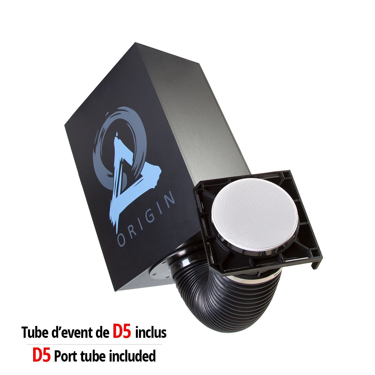 In Ceiling Dual 6in box/ 5in tube Sub, w- baffle bezel & gri