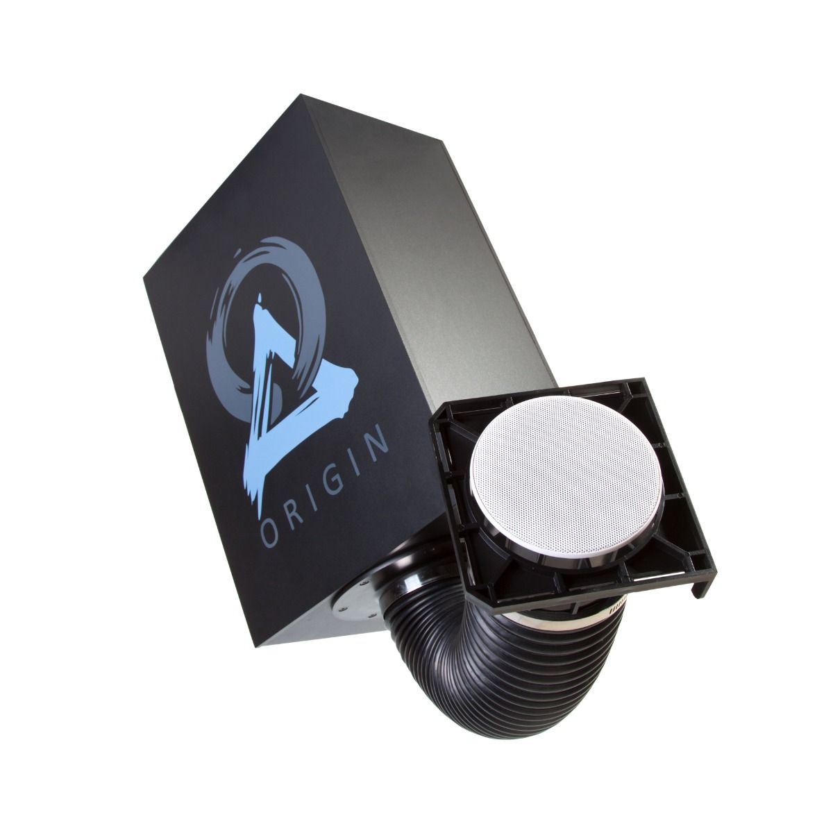 In Ceiling Dual 6in box/ 4in tube Sub, w- baffle bezel & gri