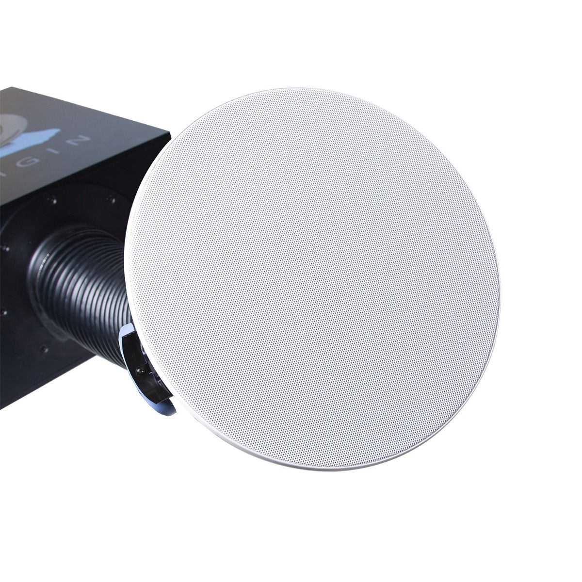 In Ceiling Dual 6in box/ 6in tube Sub, w- baffle bezel & gri