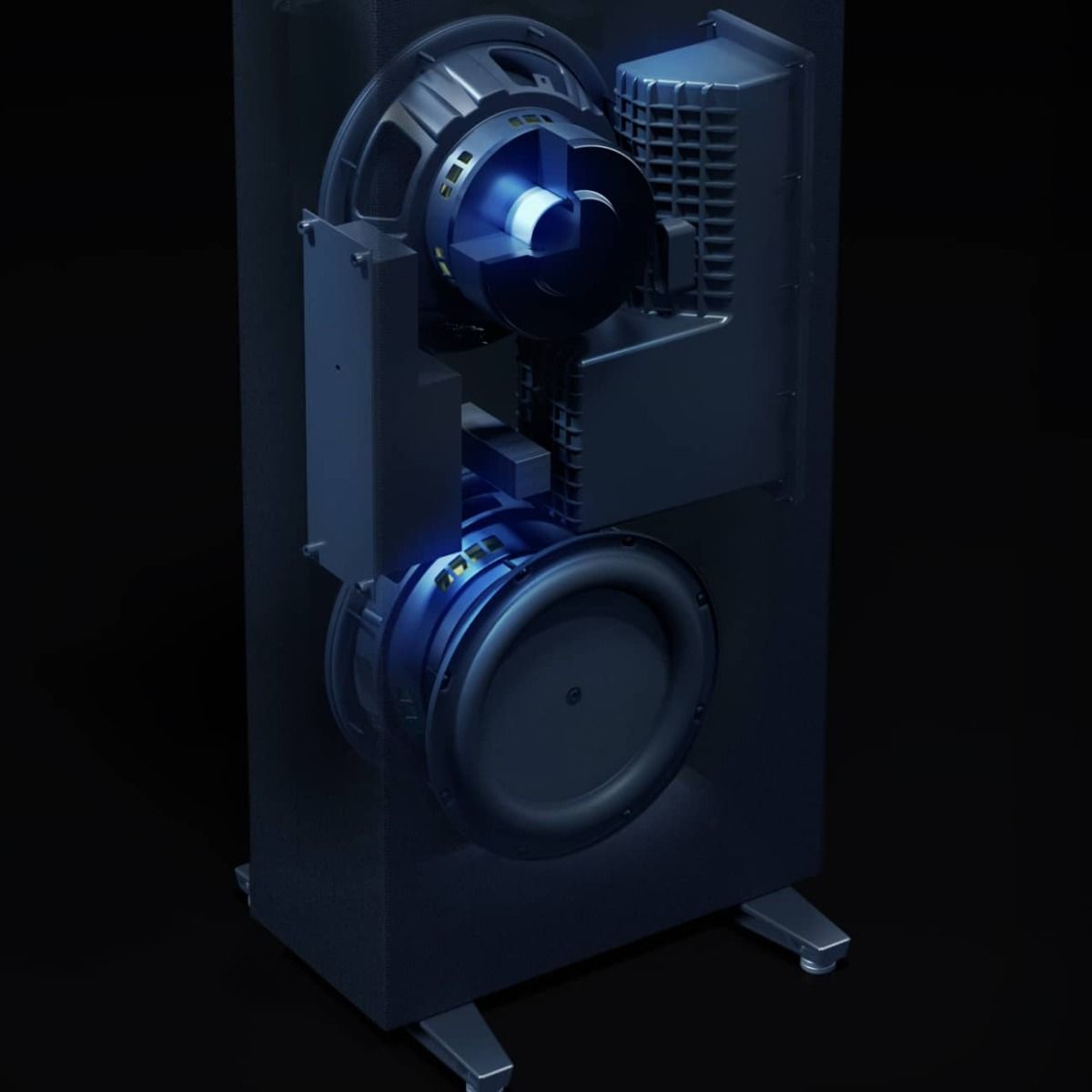 Dymension - Powered Small Tower - Black