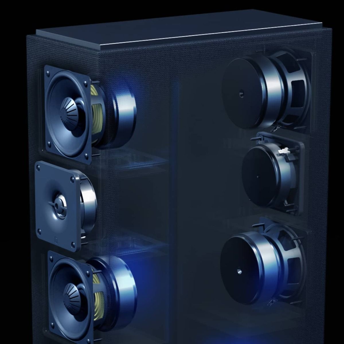 Dymension - Powered Small Tower - Black