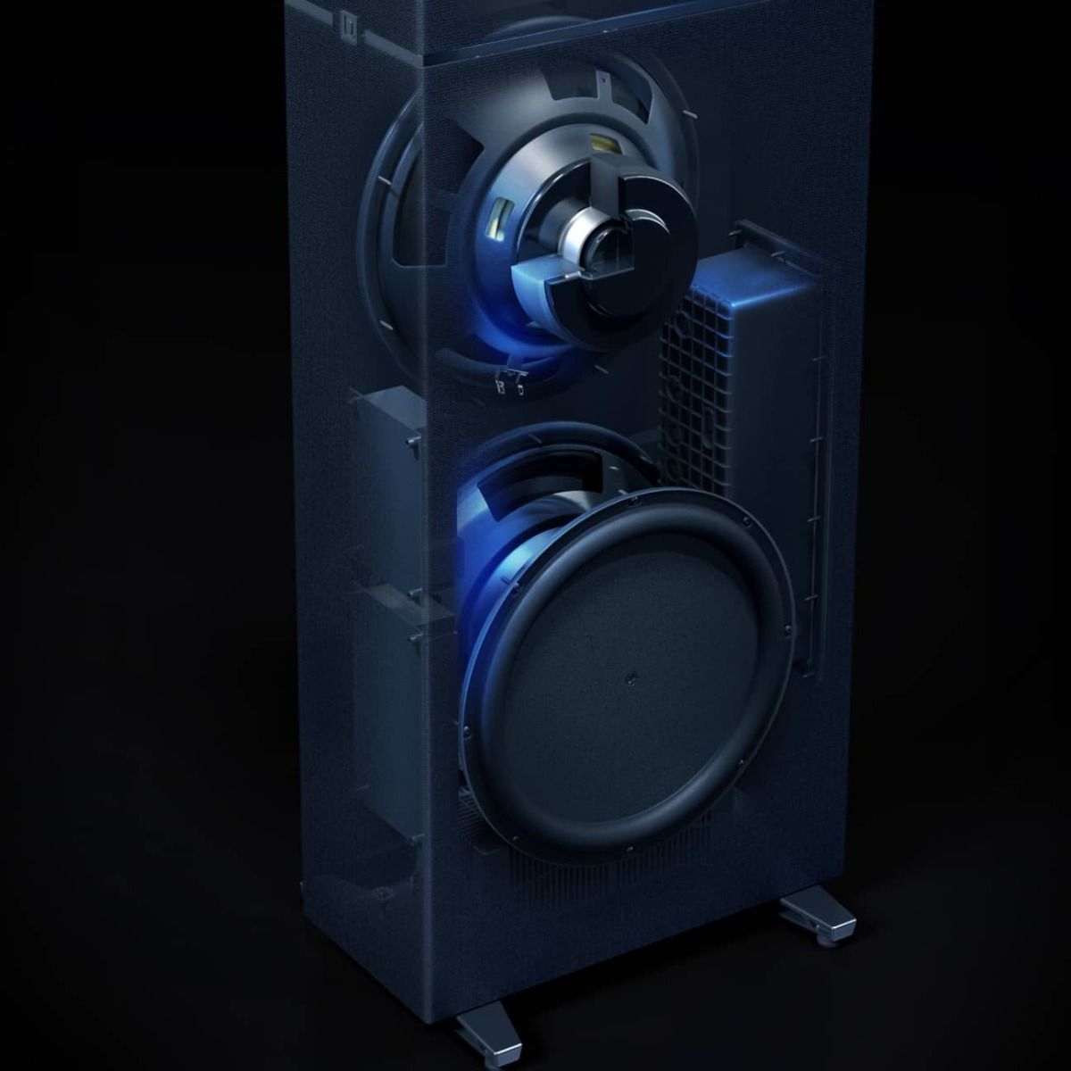 Dymension - Powered Large Tower - Black